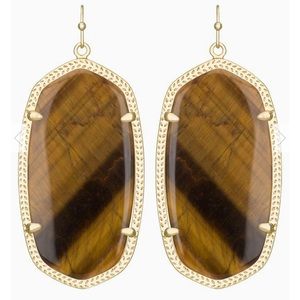 Kendra Scott Danielle style tiger eye earring